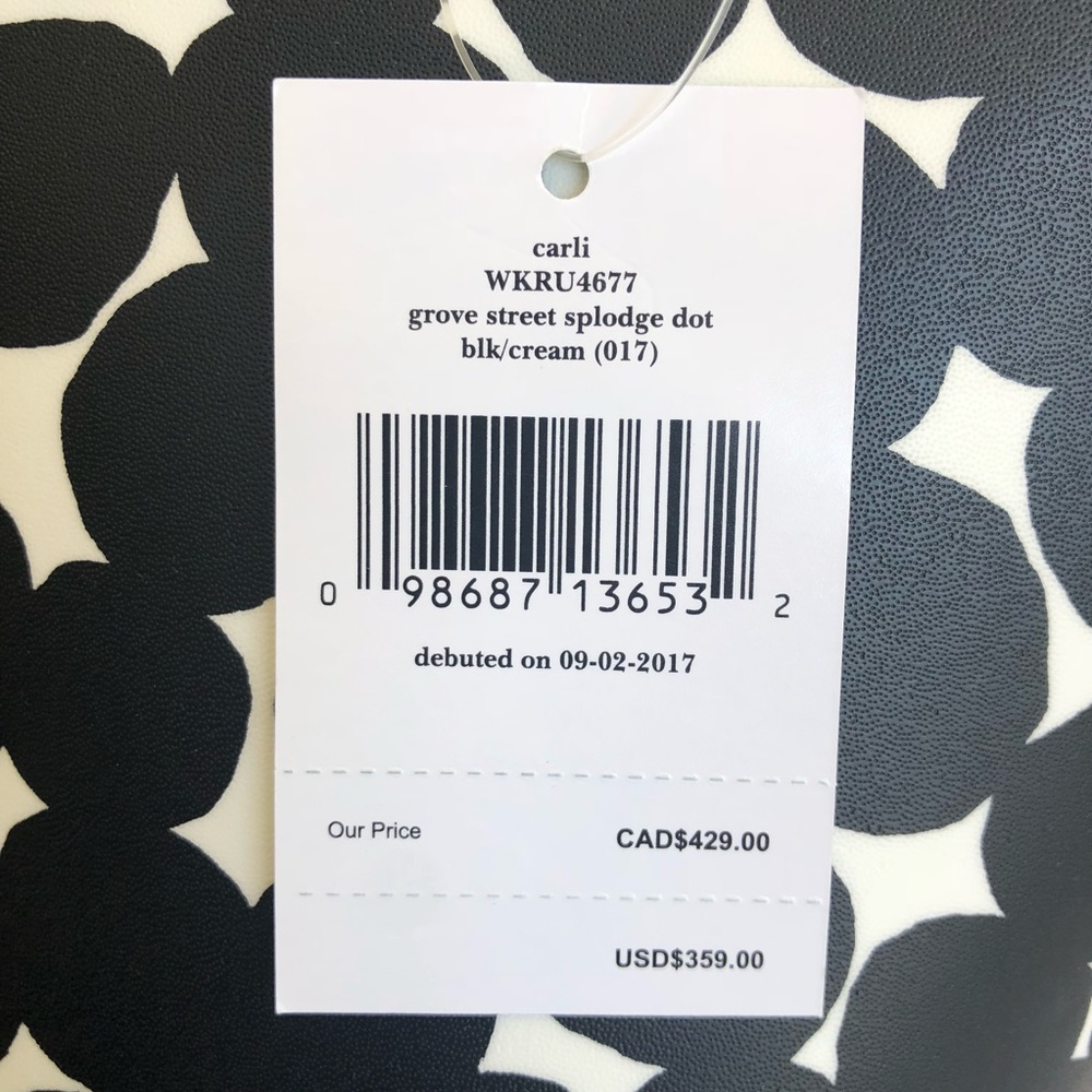 Kate Spade Carli Grove Street Splodge Dot Purse - Picture 7 of 7